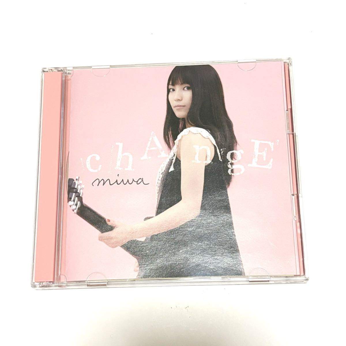 miwa chAngE 初回生産限定盤 CD DVD 平成レトロ y2k カラートレイ you can do it! あまやどり拍卖