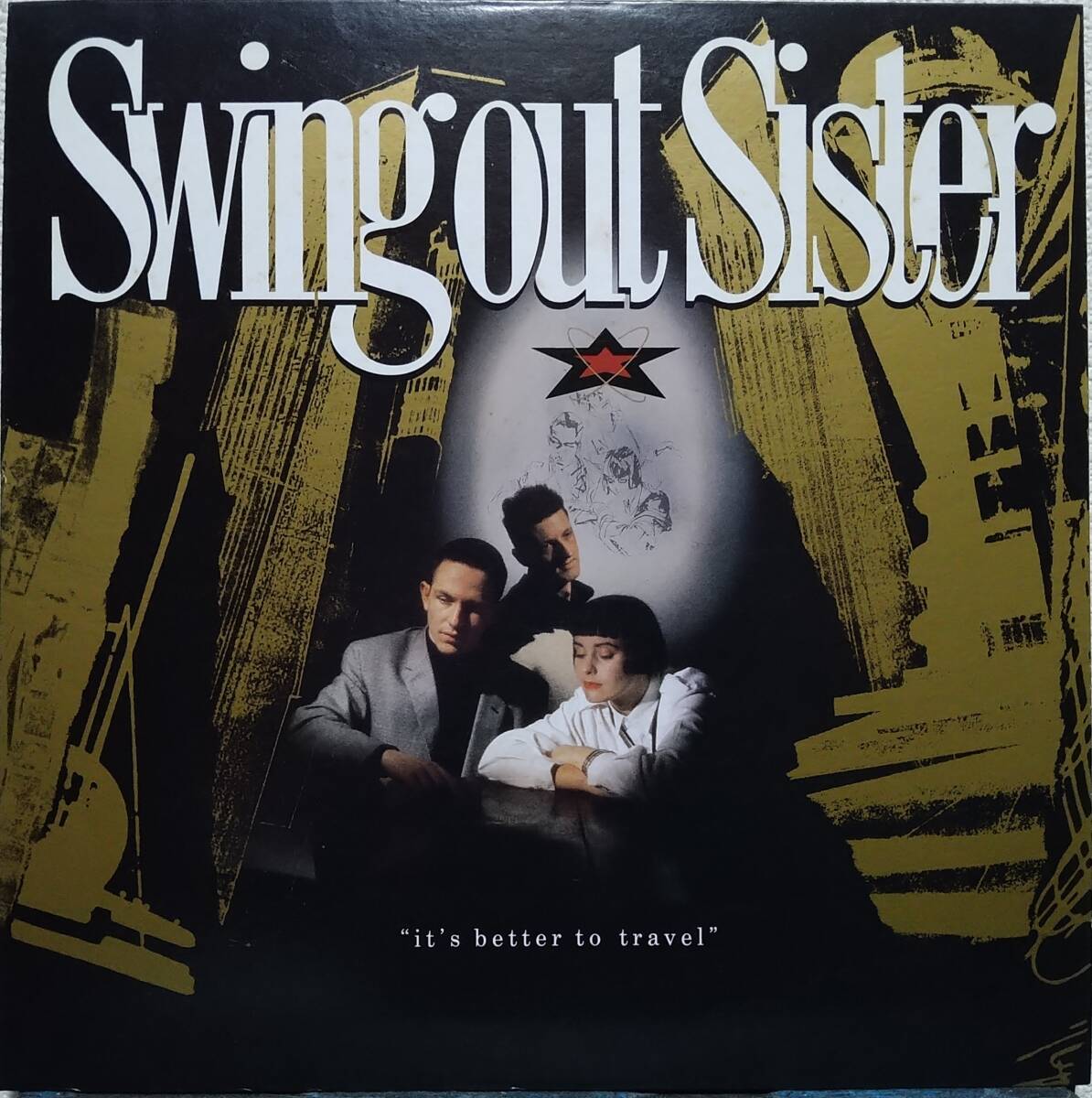 【LP R&B 洋Pop】Swing Out Sister(スイング・アウト・シスター)「It's Better To Travel 」JPN盤 Breakout.Surrender.Fooled By A Smile拍卖