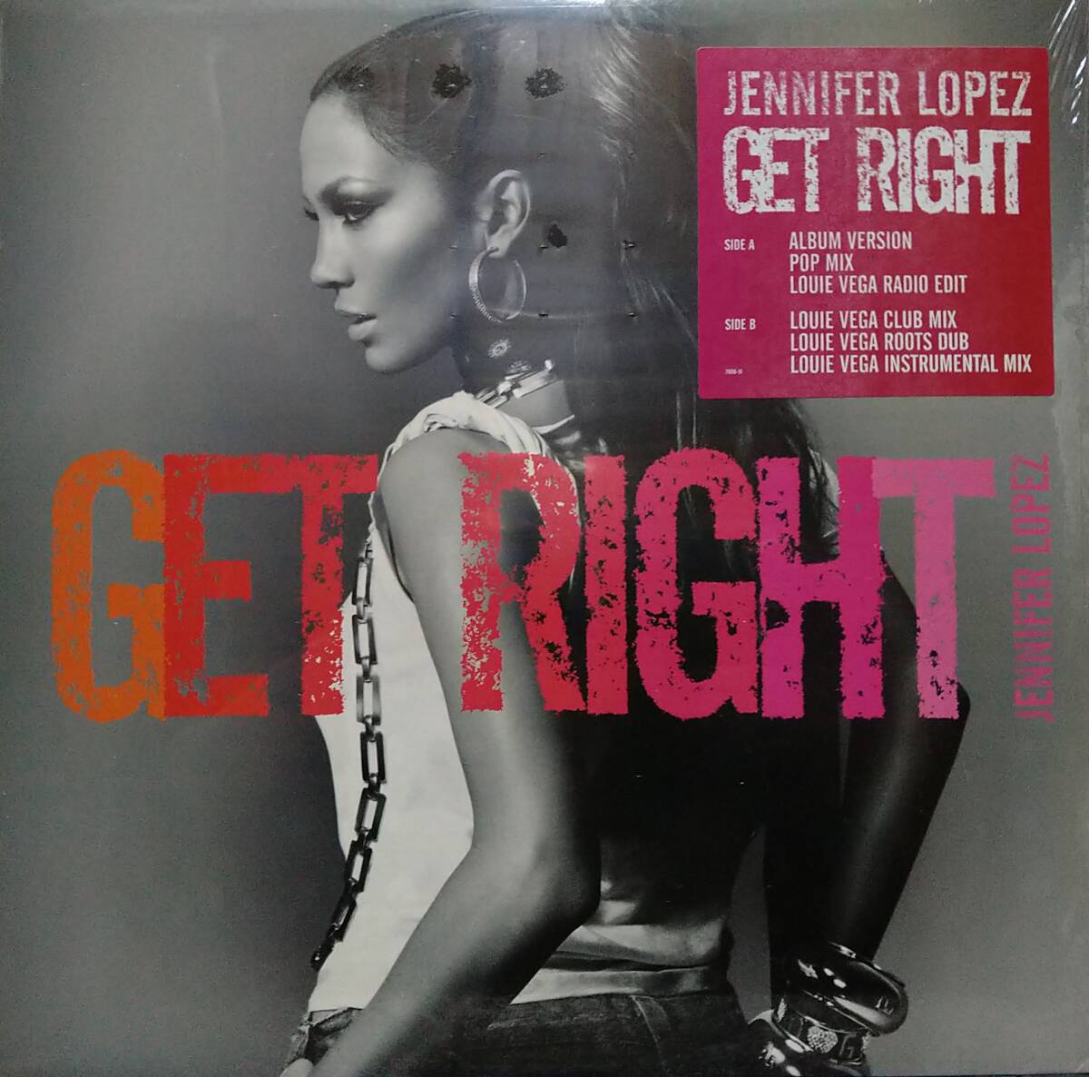 【12's R&B】Jennifer Lopez「Get Right」US盤 未使用 未開封シールド!拍卖