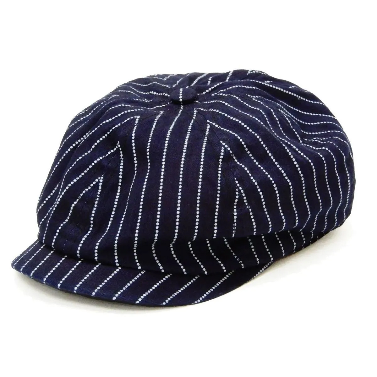 7 1/4 (頭まわり 約58cm) シュガーケーン キャスケット Sugar Cane アップルジャックキャップ 9oz ウォバッシュストライプ SC02070 新品拍卖