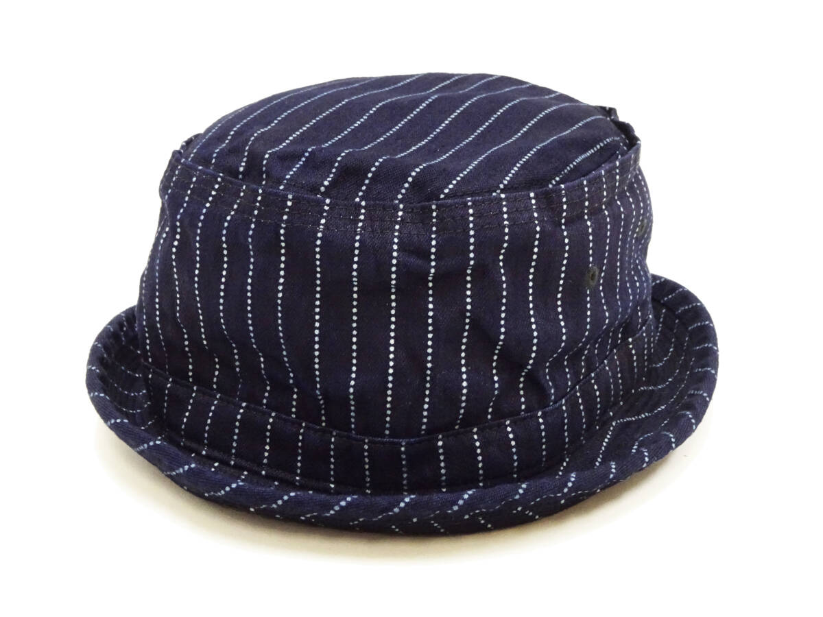 7 1/4(約58cm) シュガーケーン ポークパイハット ウォバッシュストライプ SC02467 Sugar Cane WABASH STRIPE PORKPIE HAT ハット 帽子 新品拍卖