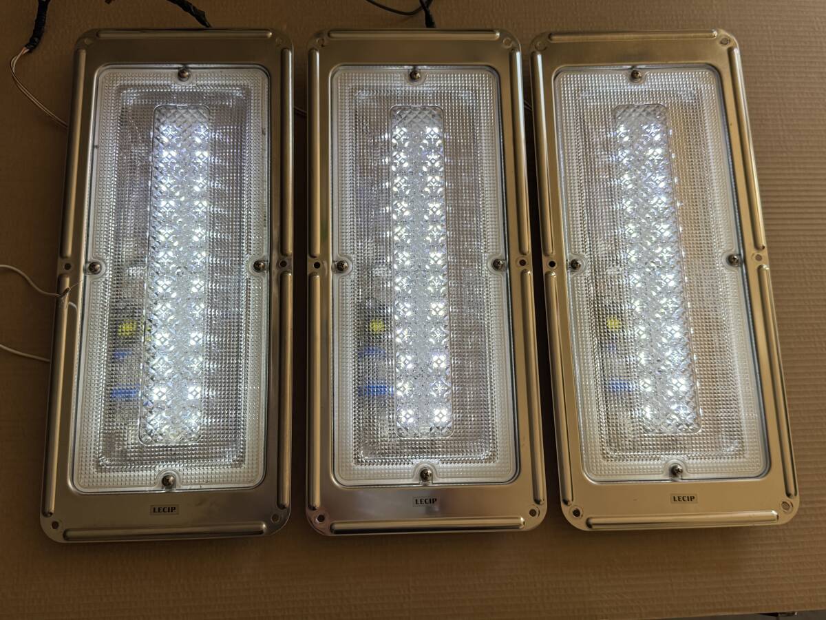 室内灯★LED★3点★LECIP★LED24★24V★点灯確認済★作業灯★庫内灯★ルームランプ★即決★35J6C拍卖