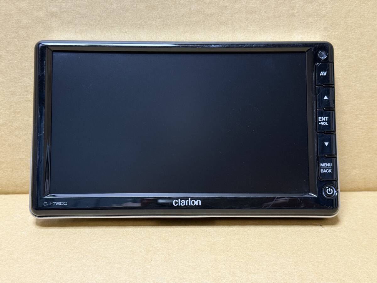バックモニター★CJ-7600A★clarion★クラリオン★24V-12V★作動確認済★バックカメラ用★73234拍卖