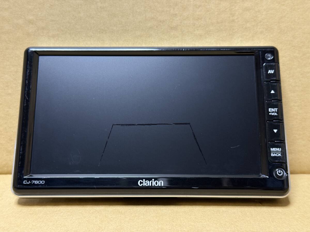 バックモニター★CJ-7600A★clarion★クラリオン★24V-12V★作動確認済★バックカメラ用★116529拍卖