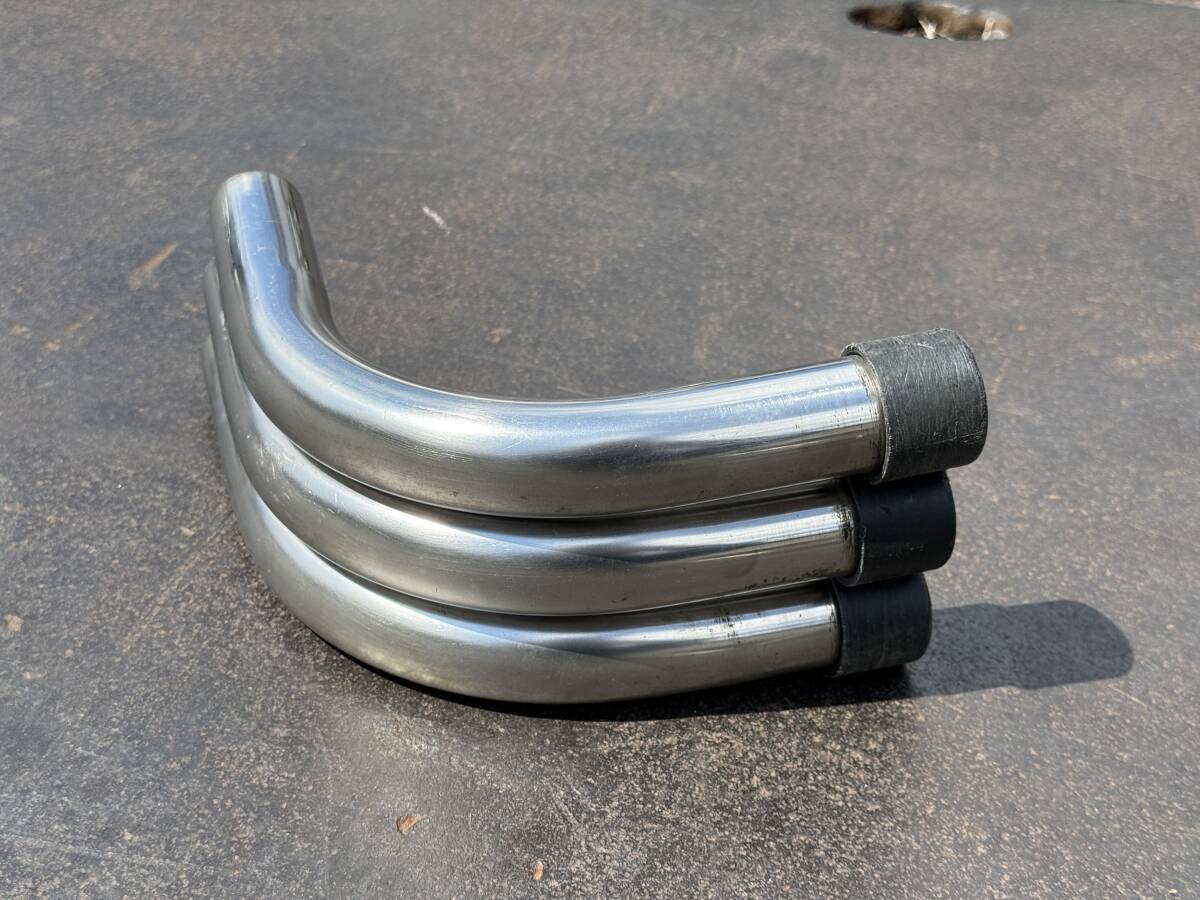丸パイプコーナー★ステンレス製★π数34mm★Φ34★3本★加工用★良品★サイドバンパー用★サイドガード用★即決★デコトラ★34Q29E1拍卖