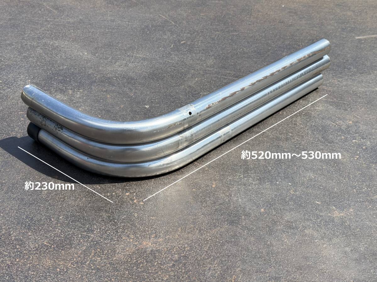 丸パイプコーナー★ステンレス製★π数34mm★Φ34★3本★加工用★サイドバンパー用★サイドガード用★即決★デコトラ★34V33L6拍卖