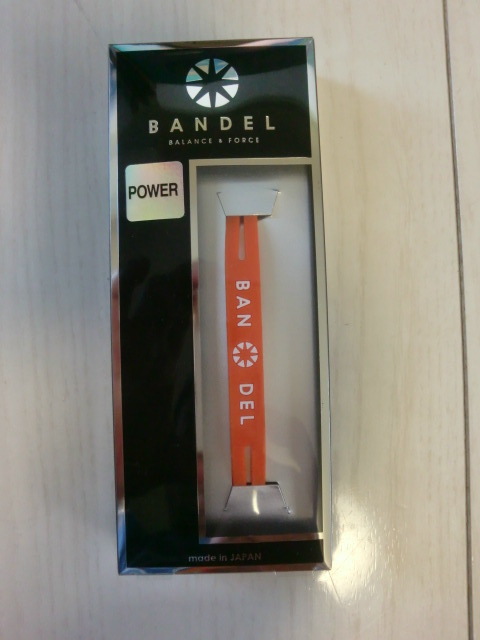 《BANDEL バンデル》 ブレスレット・オレンジ サイズ:M拍卖