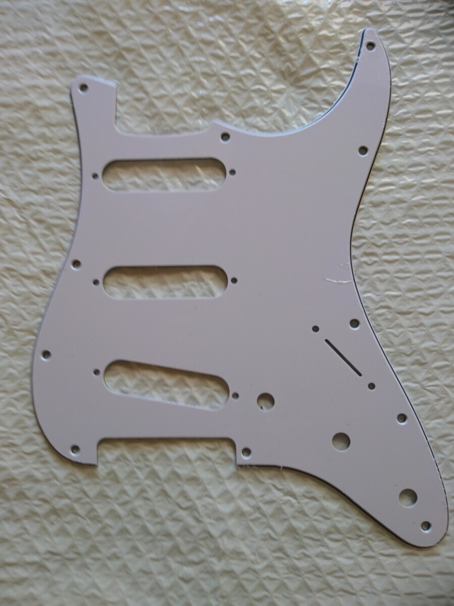 【フルシールド】SSS 11hole ストラト ピックガード ホワイト 拍卖