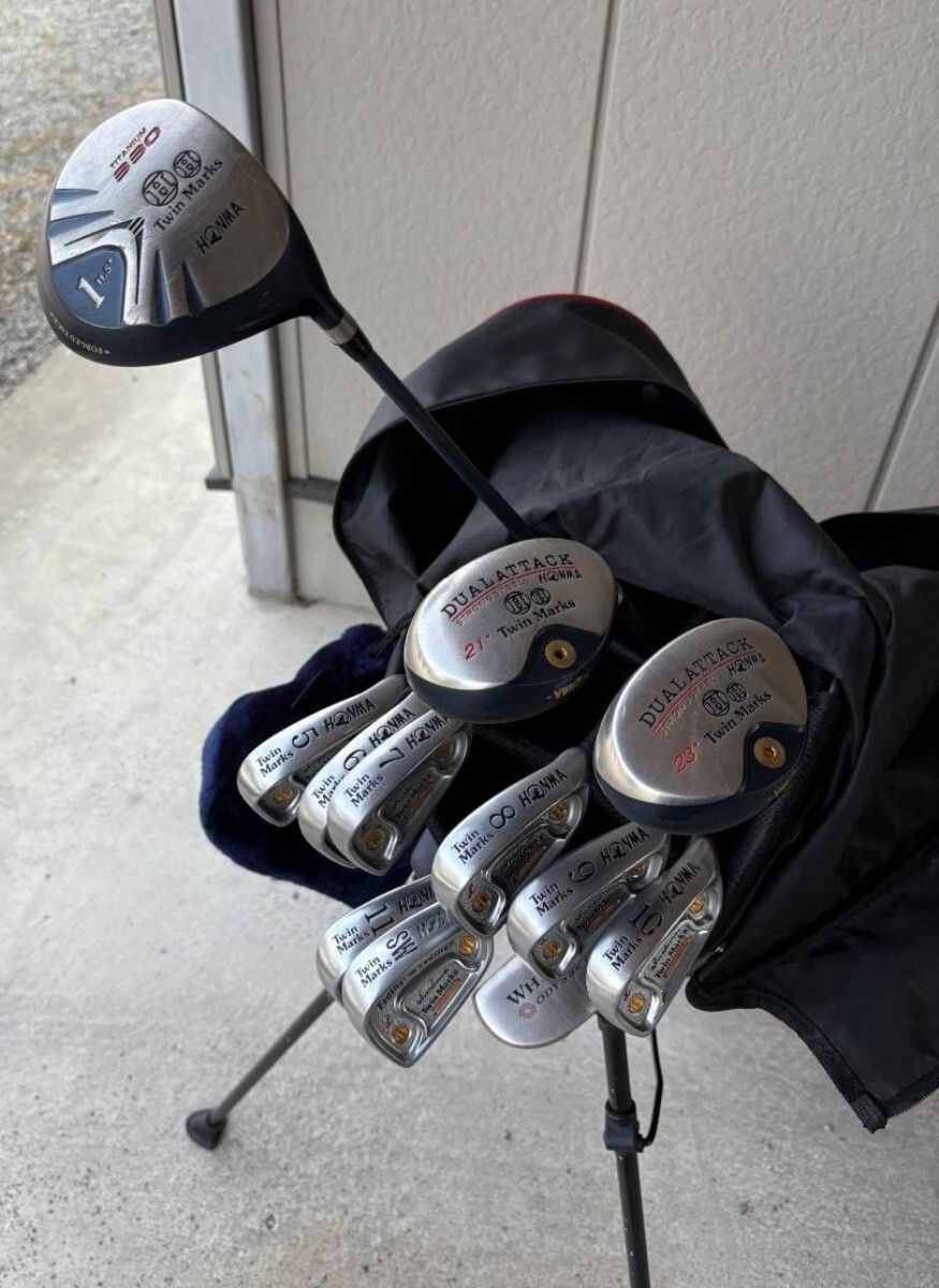 本間 HONMA ホンマ Twin Marks ツイン マークス Dual Attack レディース Flex L ★★ 11.5° UT 21 ° 23° ★5.6.7.8.9.10.11.SW 12本 set拍卖