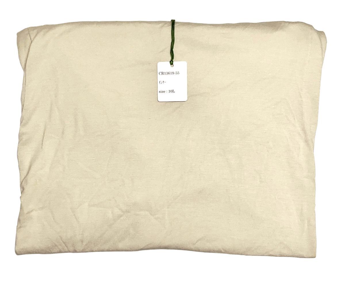 CR13619-55 IBK⑦【特価】新品 大きい インナーシャツ 2色2枚組 ブラック 10L 吸汗速乾 汗取りパッド レディース拍卖