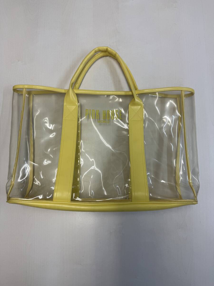 PINK HOUSE ピンクハウス クリアバック イエロー レジャー拍卖