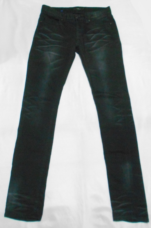 CIVARIZE シヴァーライズ CV15-Z04 スキニー デニムジーンズ 黒 ストレッチ 吹付け加工 44拍卖