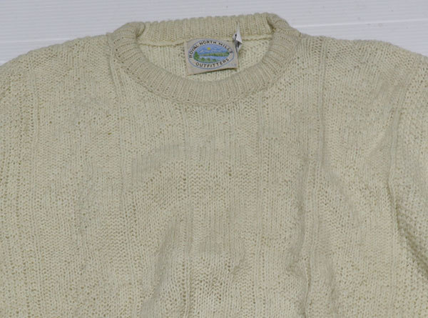 SE31編み込みセーターUNKNOWNアメリカ古着アメリカ製セーター80’S90’SビンテージMフッィッシャーマン/オールド&レトロ拍卖