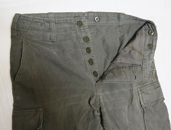 MP48ドイツ軍実物ARMYヨーロッパ古着モールスキン綿パンツ180-190/85/85ミリタリーパンツ/カーゴパンツ/ユーティリティ/トラウザーズ/オー拍卖