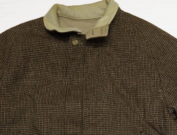 WJ83ドリズラージャケットUNKNOWNアメリカ古着アメリカ製ウール(ツイード)x綿ポリ混リバーシブルLジャケット80’S90’Sビンテージ拍卖