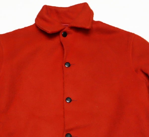 WJ77ウールジャケットUNKNOWNアメリカ古着カナダ製ハリソンベイHUDSONS BAY赤系50’S60’SビンテージCOATコートLオールド&レトロスタイル拍卖