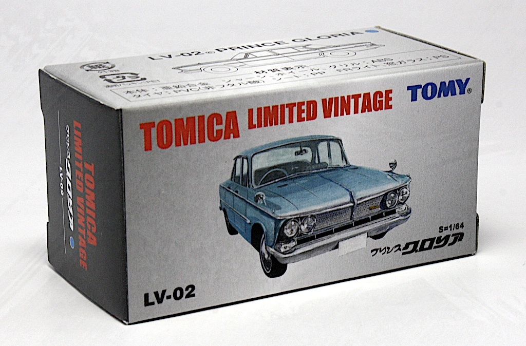 トミカリミテッドヴィンテージ LV-02c プリンス グロリア(ライトブルー)拍卖