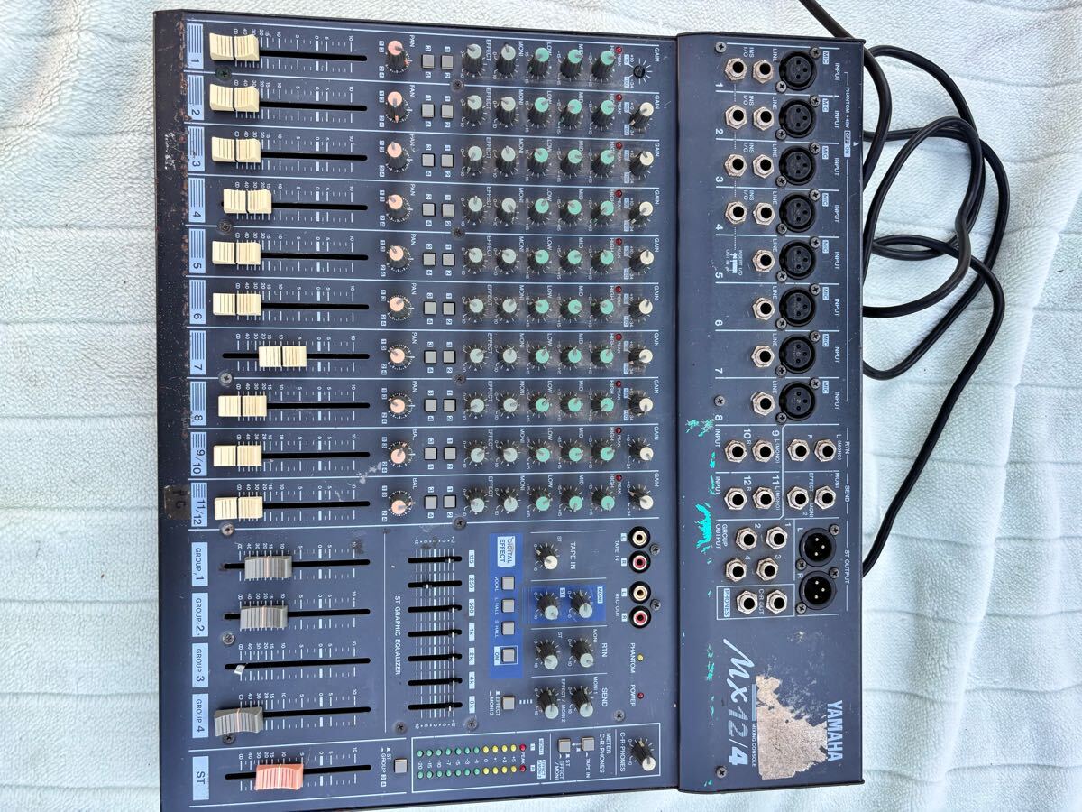 YAMAHA ヤマハ MX12/4 ミキサー MIXER アナログミキサー 音響機器 通電確認済み 現状売り切り拍卖