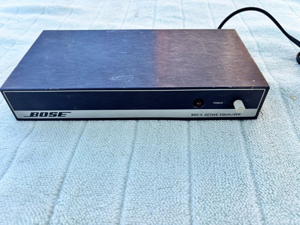 BOSE ボーズ 802-E ACTIVE EQUALIZER イコライザー 音響 機器 スピーカー 補正 現状 通電確認済み拍卖