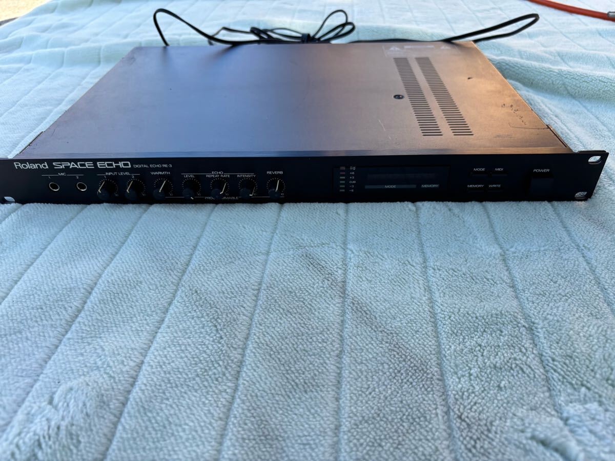 Roland ローランド RE-3 デジタル スペースエコー DIGTAL ECHO エフェクター 器材 現状 通電確認済み拍卖