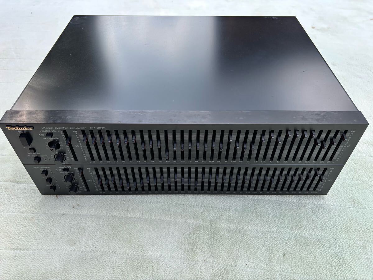 Technics テクニクス SH-8075 グラフィックイコライザー オーディオ機器 現状 通電確認済み拍卖