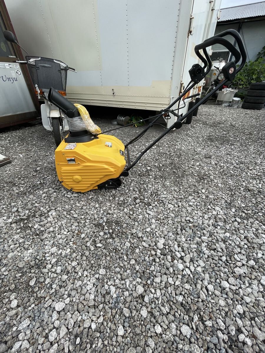 美品 HAIGE ハイガー HG-K1650 電動除雪機 コード式 延長コード付 100V イエロー SNOW BLOWER 家庭用 除雪機 現状売り切り拍卖