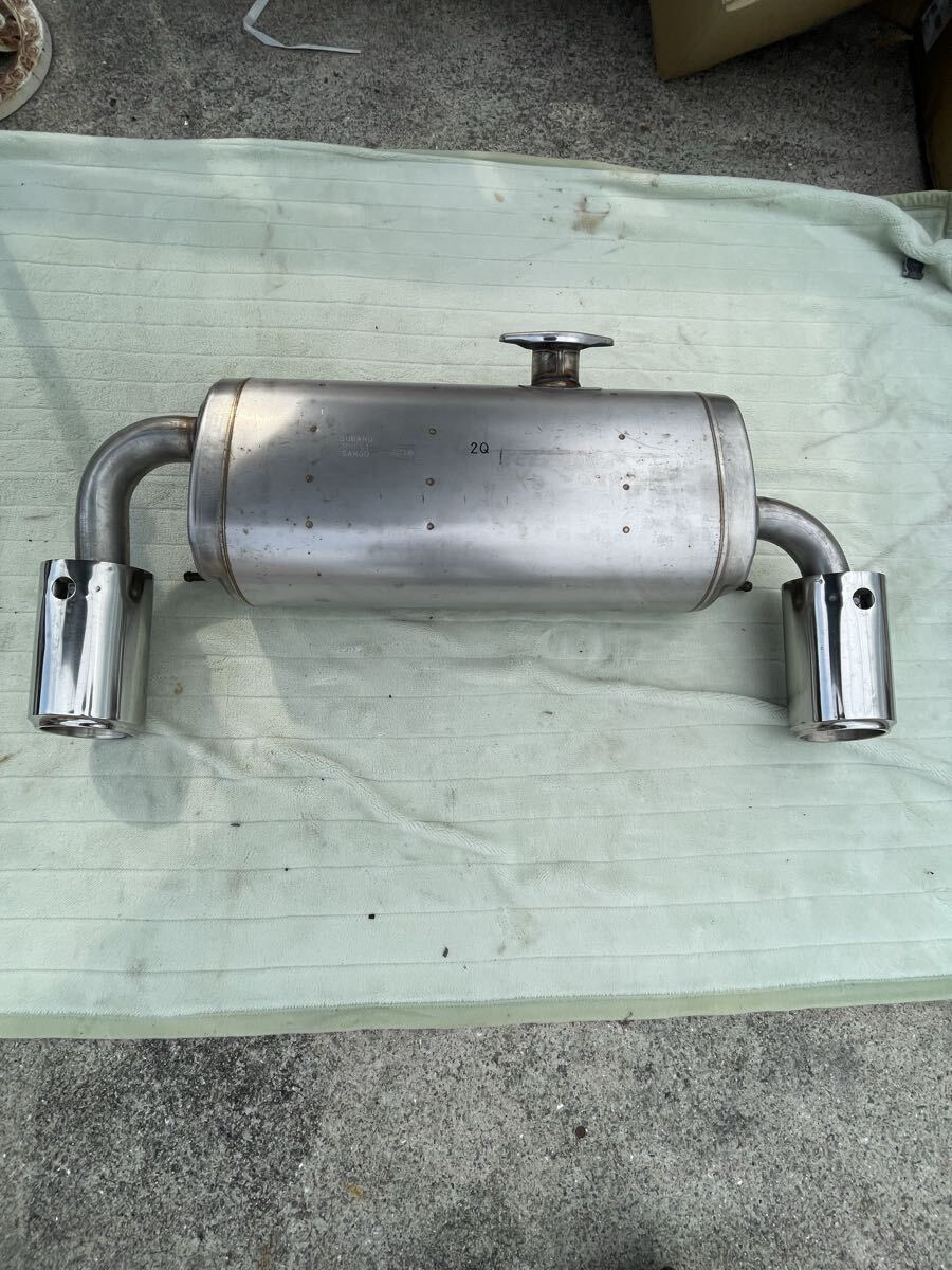 良品 SUBARU スバル BRZ 純正マフラー 純正 リアピース SK MMCC1 リアマフラー ノーマルマフラー 車検等にも 現状売り切り拍卖