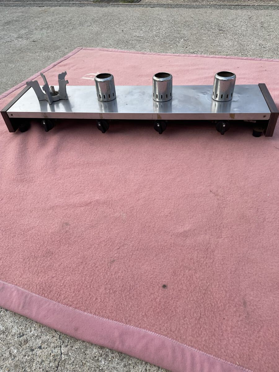 山岡金属工業 業務用 サイフォン用ガステーブル LPガス コーヒー サイフォン ガステーブル コンロ 4口 SilkRoom シルクルーム 現状売り切り拍卖