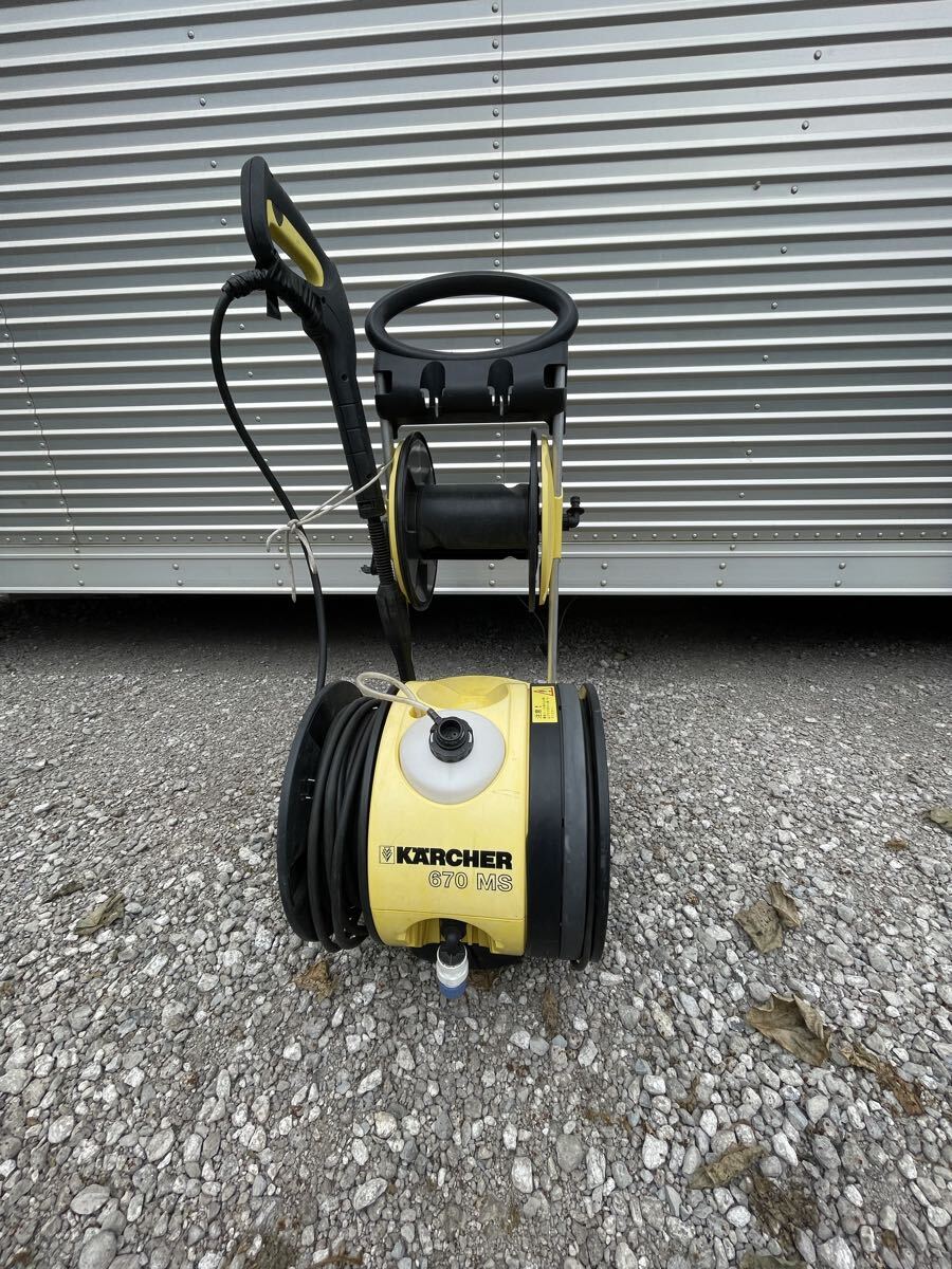 KARCHER ケルヒャー 670MS 高圧洗浄機 イエロー 現状売り切り拍卖