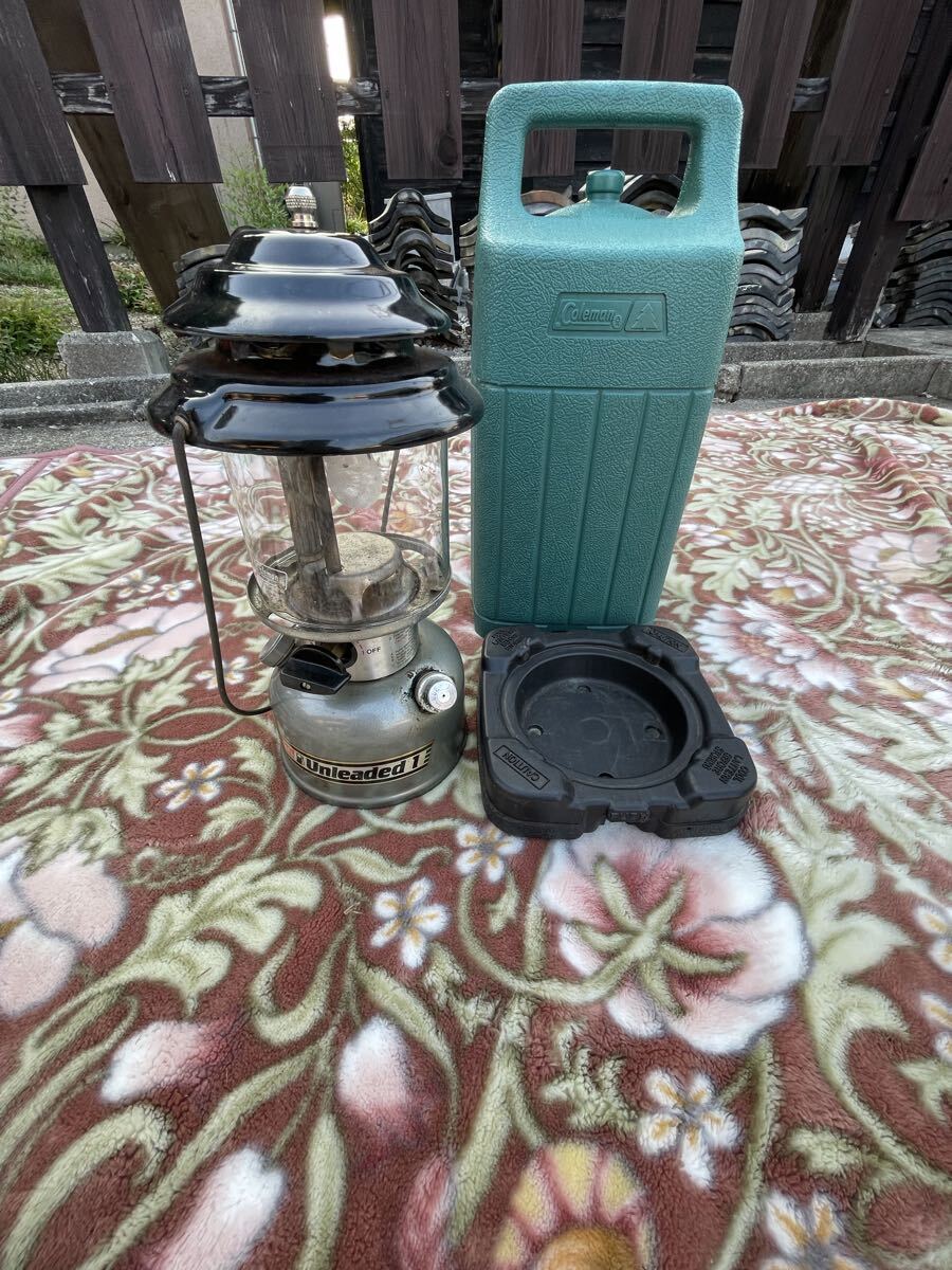 Coleman コールマン ランタン Unleaded 1 ワンマントル Model 282-700 ケース付 ホワイトガソリン キャンプ アウトドア 現状売り切り拍卖