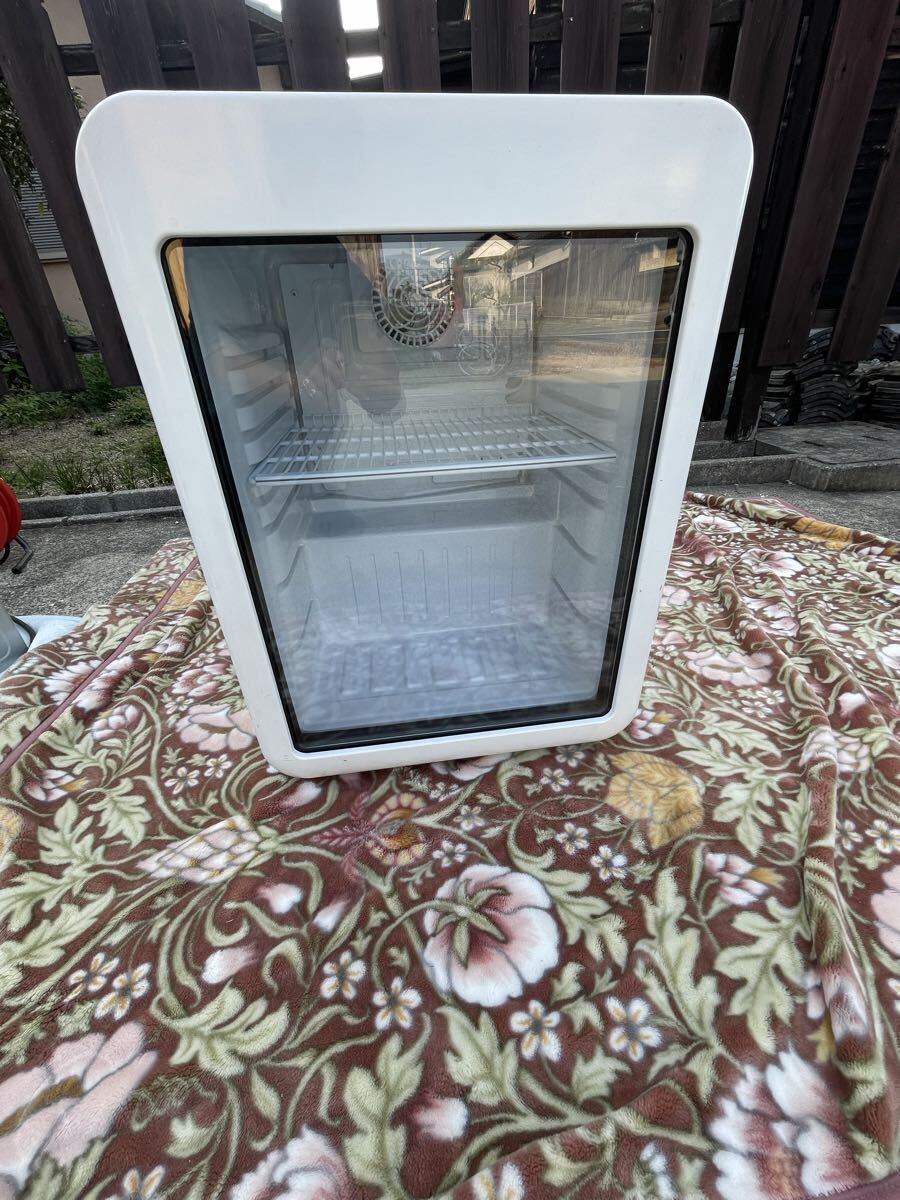 Hijiru ヒジル 電気冷蔵ショーケース 業務用 レトロ風 冷蔵ショーケース HJR-RK70WT ホワイト 68L 2019年製 ノンフロン 100V 現状売り切り拍卖