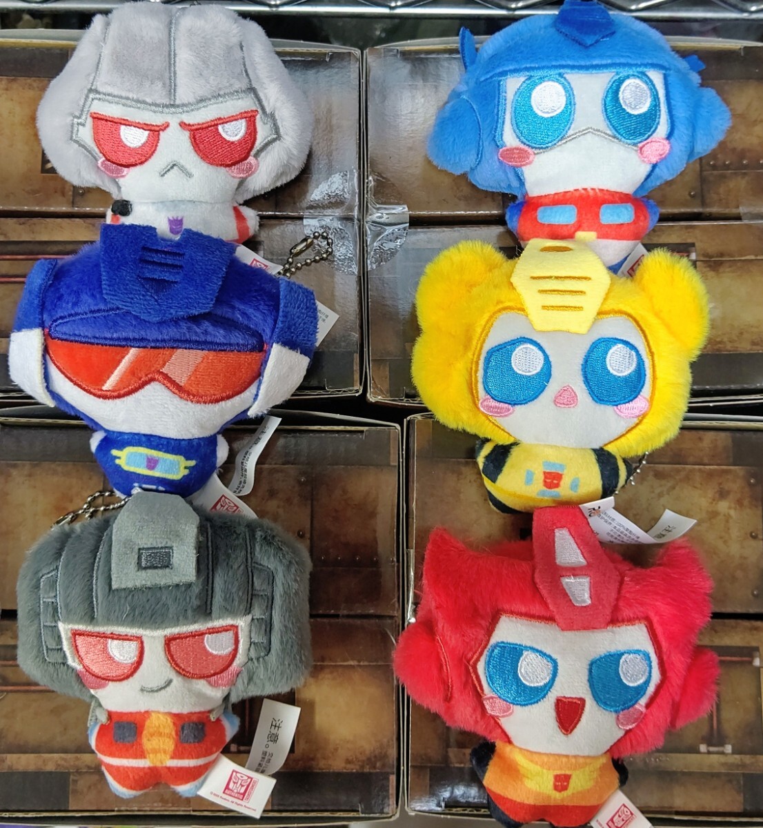 トランスフォーマー ちびぬい ノーマル6体セット拍卖