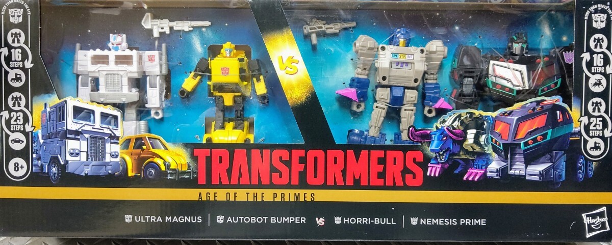 トランスフォーマー エイジオブザプライム(AOTP) 4PC 4体セット(マグナス&バンパーVSホリブル&ネメシス) 新品未開封品拍卖