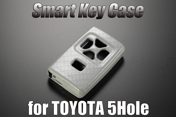 20系 アルファード スマートキーケース 交換式 カーボン調 白 5H拍卖