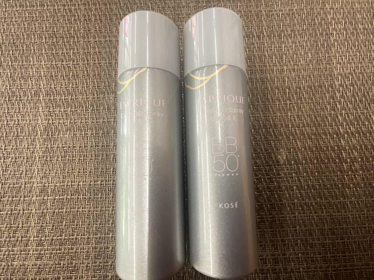 エスプリーク ひんやり タッチ BB スプレー UV 50 E 01 カバー サラ肌 エッセンス ファンデーション ほぼ 未使用 2本 即決 送料無料拍卖