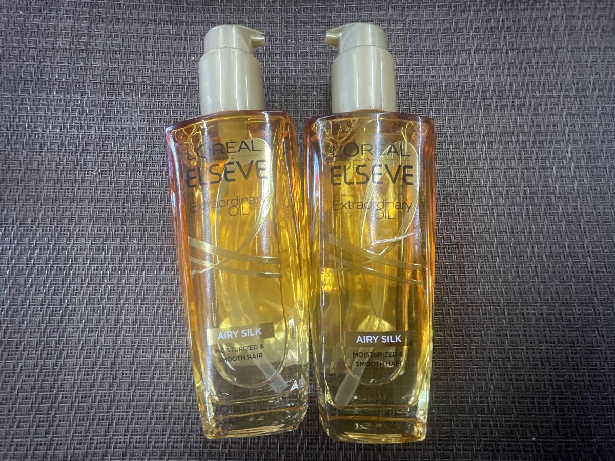 2本 ロレアル エルセーヴ エクストラ オーディナリー オイル エアリーシルク ほぼ 未使用 ヘアトリートメント 即決 気品のある髪へ拍卖