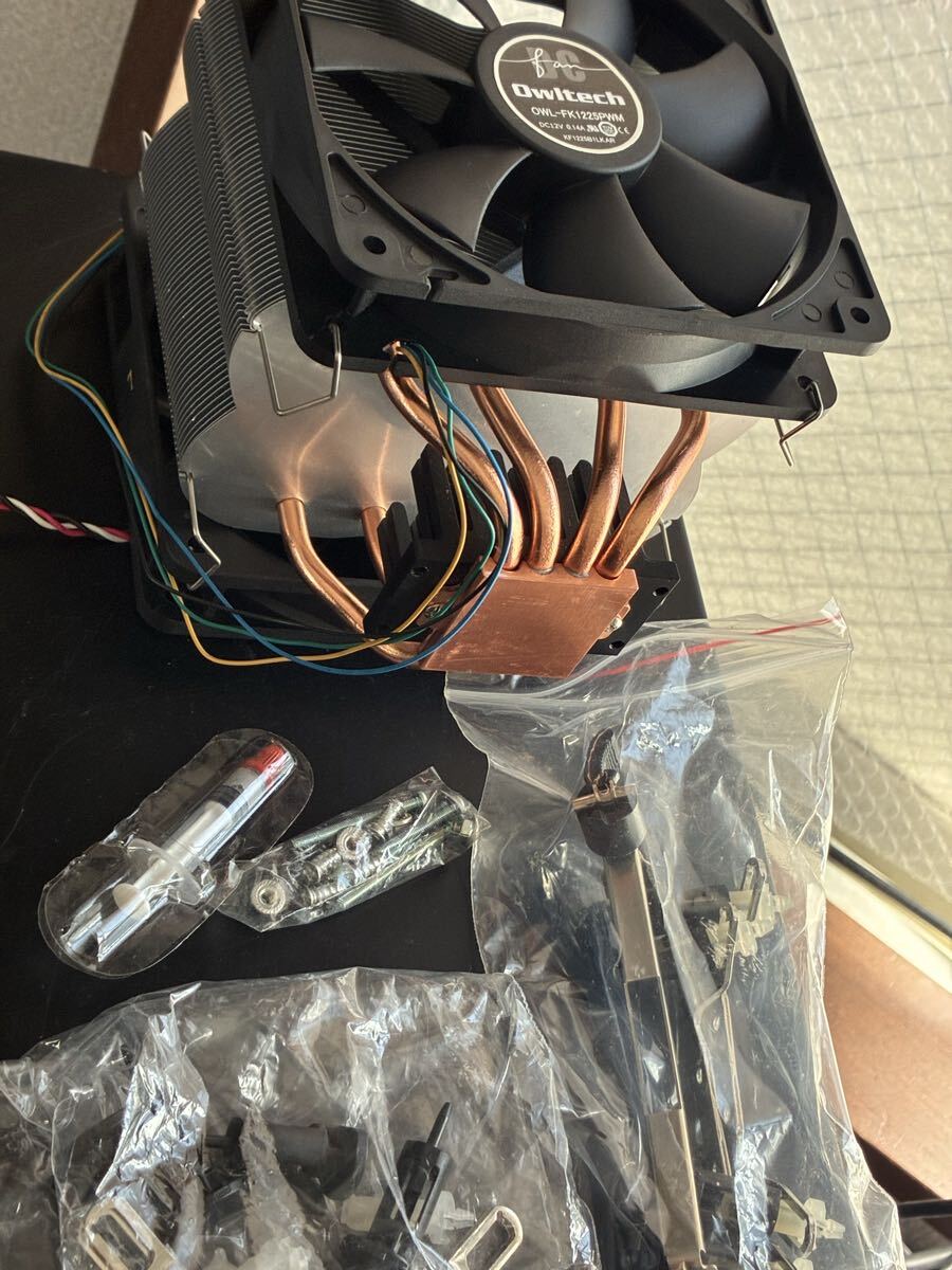 オウルテック CPUクーラー 無双2 OWL-CCSH01S サイドフロー デュアルファン ヒートパイプ4本拍卖