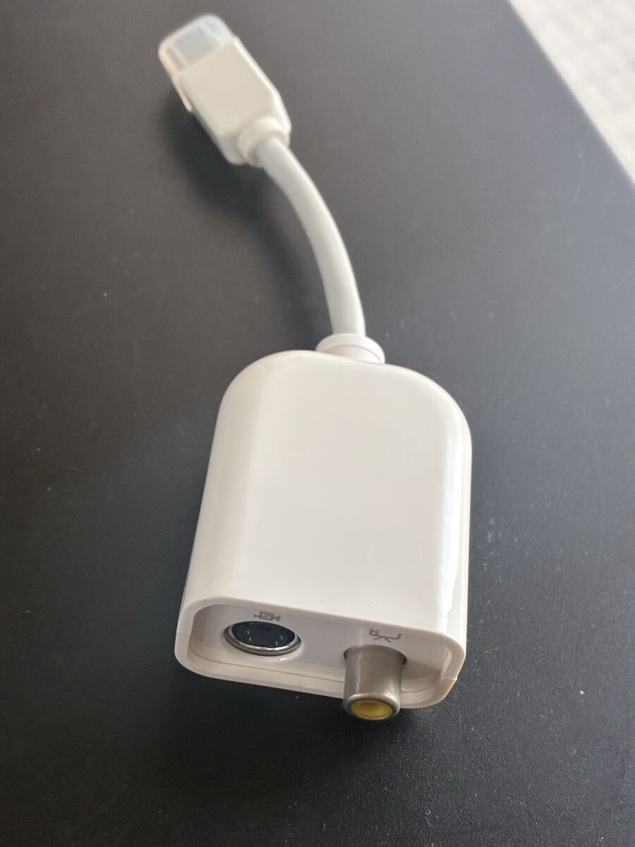 Apple純正 Mini DVI-Video 変換アダプタ拍卖