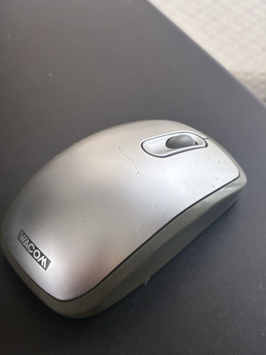 ワコム WACOM 2ボタン・ホイールボタン付きマウス シルバー EC-140-0S拍卖