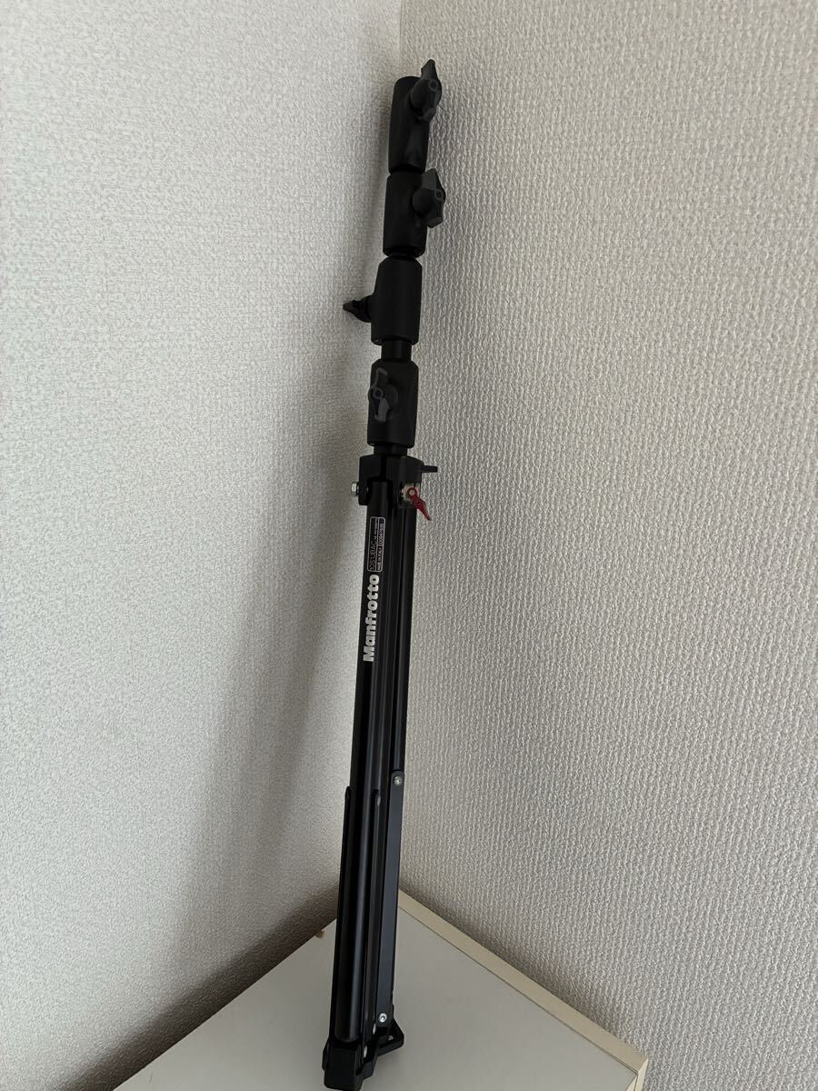 Manfrotto ライトスタンド アルミ ミニコンパクトスタンド1051JBAC全伸高211cm 複数連結機能 エアクッションシステムで急に落下しない三脚拍卖