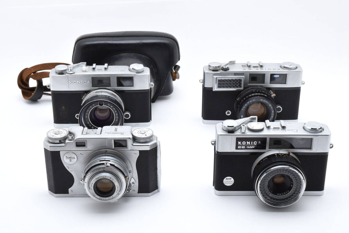 ☆訳あり大特価☆コニカ KONICA IIB / SIII / AUTO S2 / EE-MATIC DELUXE / 4個まとめ #65#2090拍卖