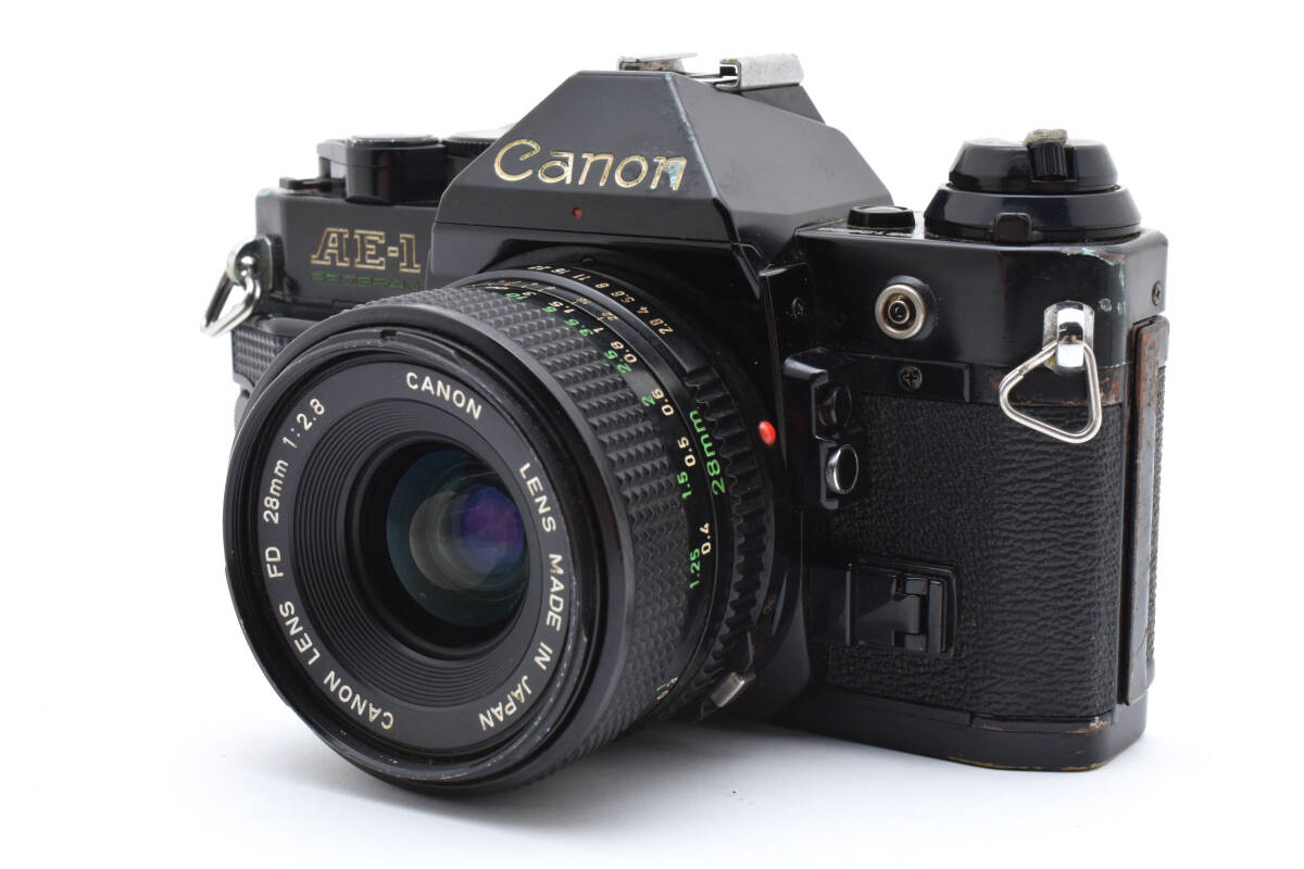 ☆訳あり大特価☆キヤノン CANON AE-1 PROGRAM + NEW FD 28mm F2.8 #90#2092拍卖