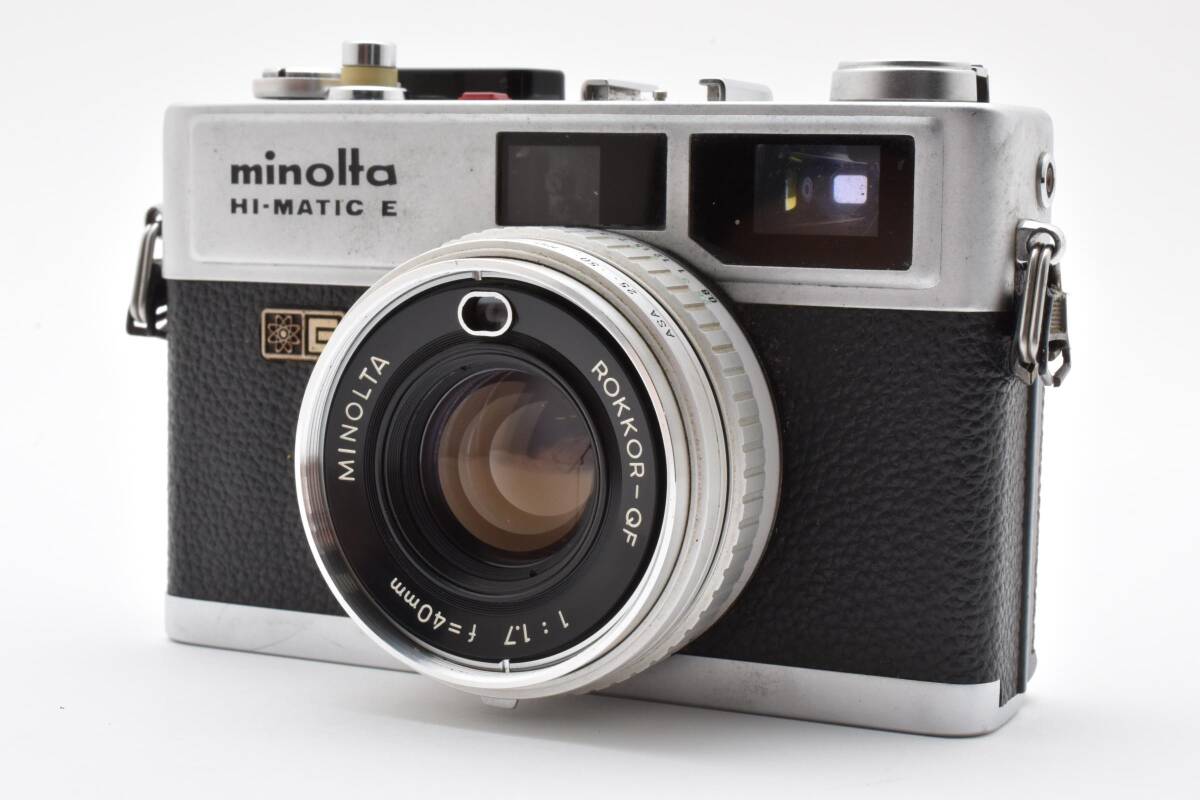 ☆良品☆ミノルタ MINOLTA HI-MATIC E 《シャッターセルフOK!》#50#35#2133拍卖