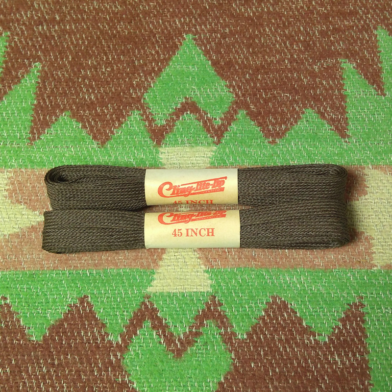 2ペア【Cling-Tite-Tip】デッドストック シューレース 45 ワーク シューズ ブーツ に 30s40s50s / ビンテージ ミリタリー 靴紐 平紐 20s60s拍卖