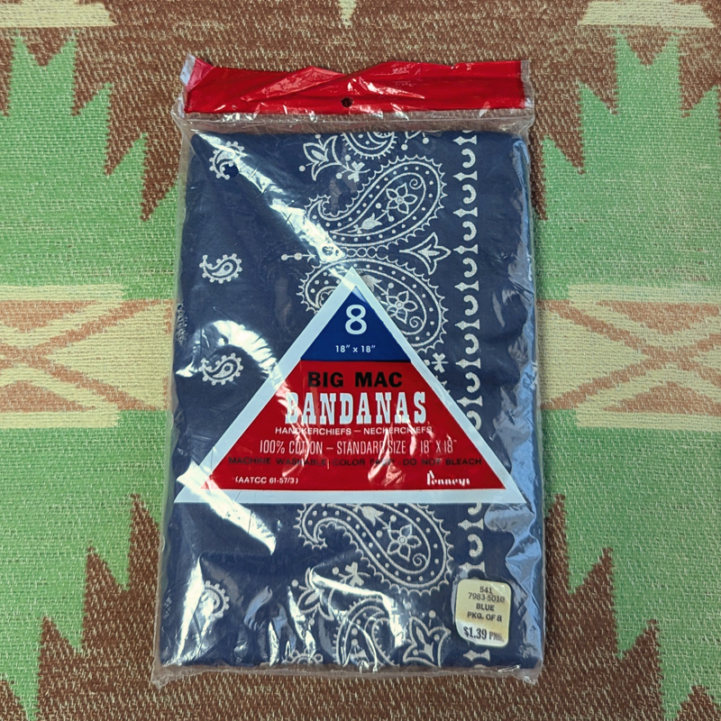 8枚【BIG MAC】 60年代 ビッグマック バンダナ FAST COLOR デッドストック エレファント ブランド 象 ELEPHANT BRAND ビンテージ 50s60s70s拍卖