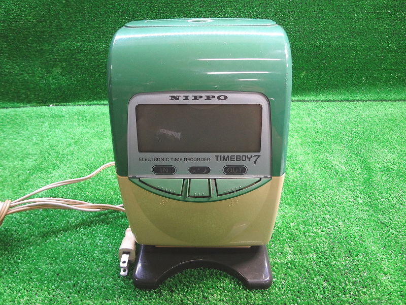 Kネお0550■NIPPO ニッポー■タイムレコーダー TIMEBOY 7 タイムボーイ 7■打刻機 オフィス用品 オフィス機器 OA機器 事務用品拍卖