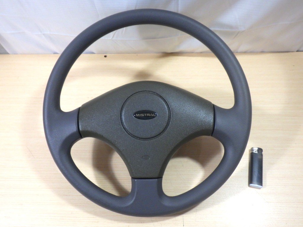 ■896:日産 ミストラル 純正 ステアリングホイール■拍卖