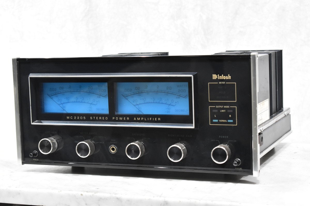 【D】McIntosh MC2205 パワーアンプ マッキントッシュ 3078513【送料無料!!】FY25拍卖