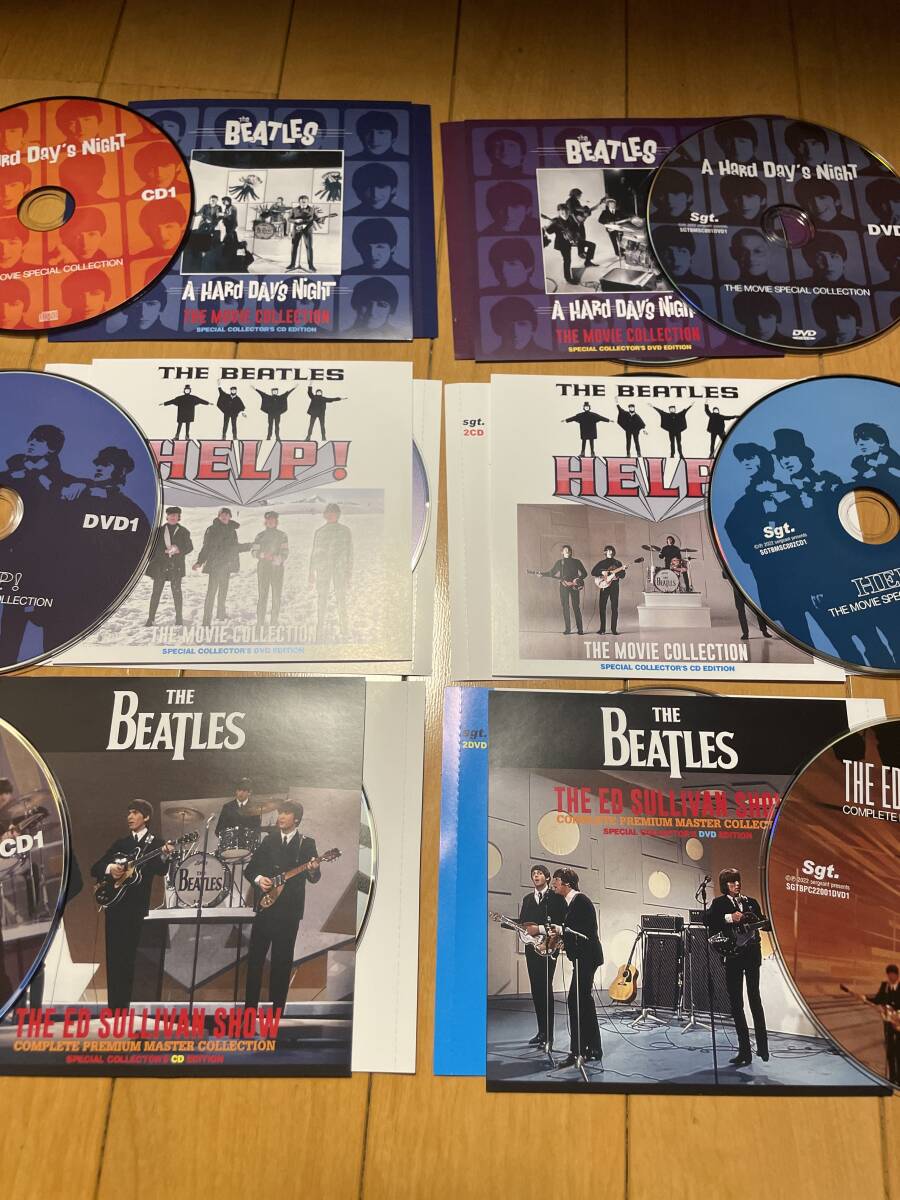 ザ・ビートルズ エドサリバン ヘルプ バード・ディズ・ナイト 新品輸入プレス盤12枚CD6枚DVD6枚 beatles help a hard days night拍卖