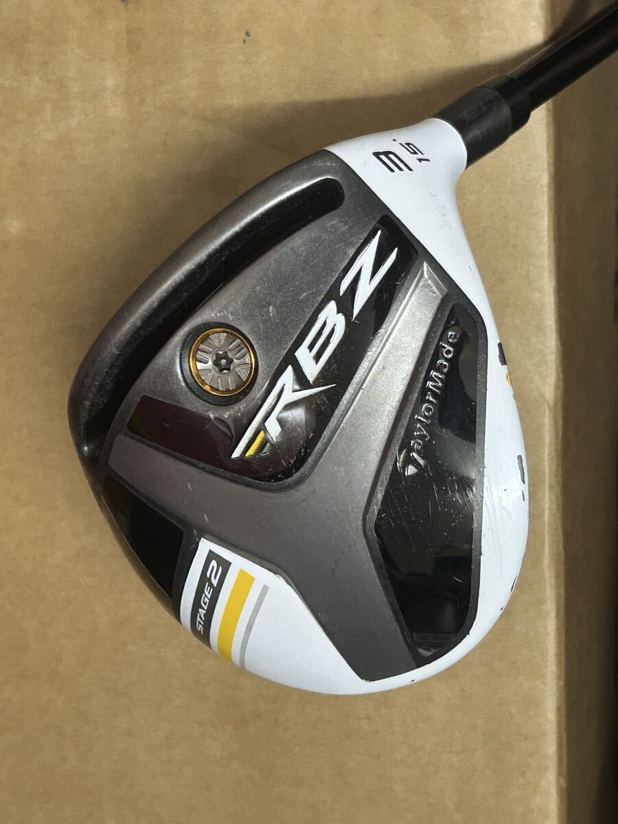 テーラーメイド/RBZ ステージ2 フェアウェイウッド クラブ 3 15° 中古現状保管品拍卖